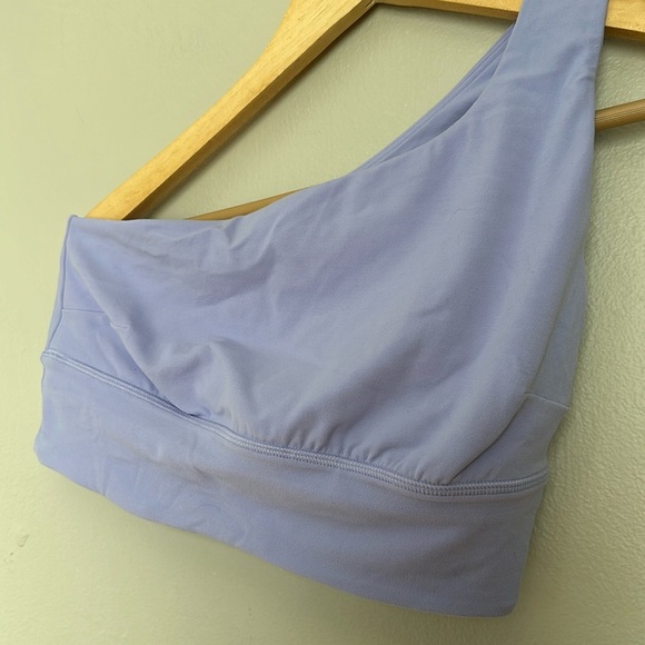 Lululemon align asymmetrical top C/D cup 8 lilac smoke - Picture 2 of 5